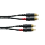 Cordial Cable De Audio Rca Doble 3 M