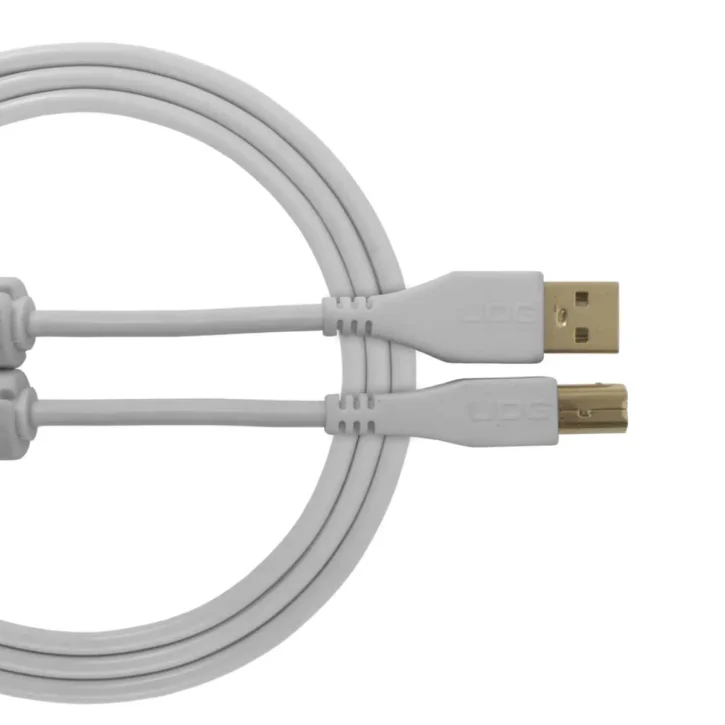 UDG U95002Wh Usb 2.0 A-B Blanco Recto 2M - Imagen 3