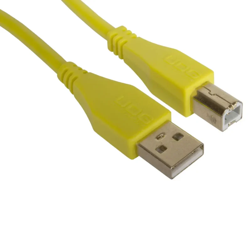 cable-usb-2.0-udg-u95001yl-ultimate-audio-cable-usb-2.0-a-b-yellow-straight-1m-2m-3m-3 UDG U95001Yl USB 2.0 A-B Amariilo Recto 1M
