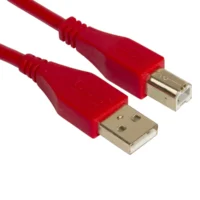 UDG U95002Rd Usb 2.0 A-B Rojo Recto 2M