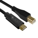 UDG U96001Bl Usb 2.0 C-B Negro Recto 1,5M