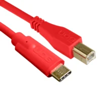 UDG U95001Rd Usb 2.0 A-B Rojo Recto 1M