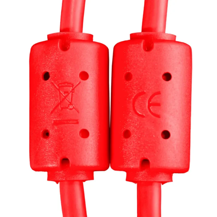 UDG U96001Rd Usb 2.0 C-B Rojo Recto 1,5M - Imagen 3