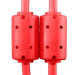 UDG U95004Rd USB 2.0 A-B Rojo Acodado 1M - Imagen 2