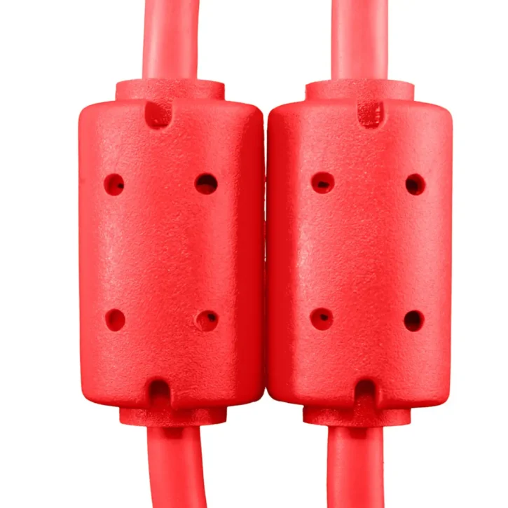 UDG U95004Rd Usb 2.0 A-B Rojo Acodado 1M - Imagen 2
