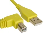 UDG U95006Yl Usb 2.0 A-B Amariilo Acodado 3M