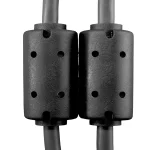 UDG U95005Bl USB 2.0 A-B Negro Acodado 2M — perspectiva 3
