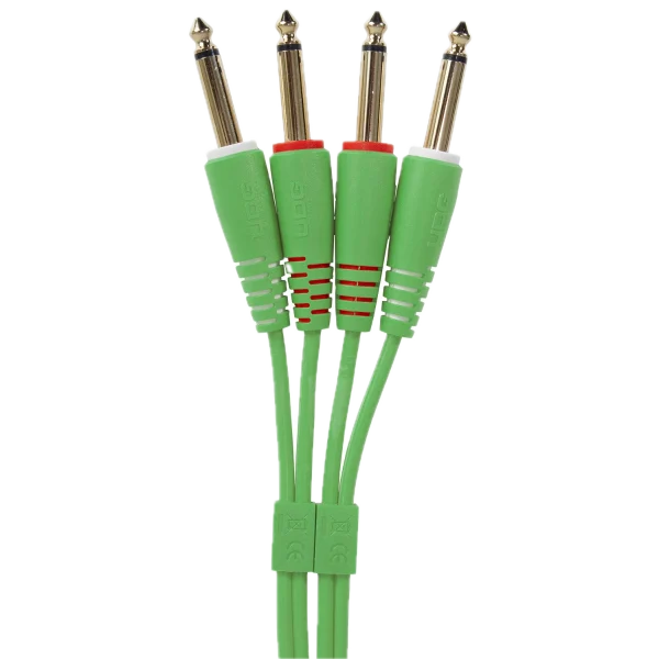 UDG Ultimate Jack 1/4 a Jack 1/4 1.5 metros Verde - Imagen 1
