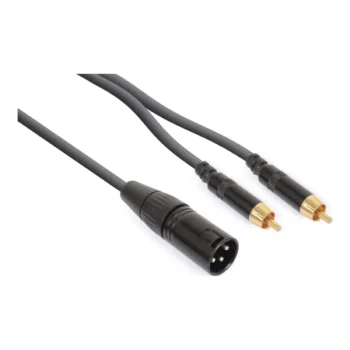 Yellow Cables Cable XLR macho - 2x RCA macho - 3 metros