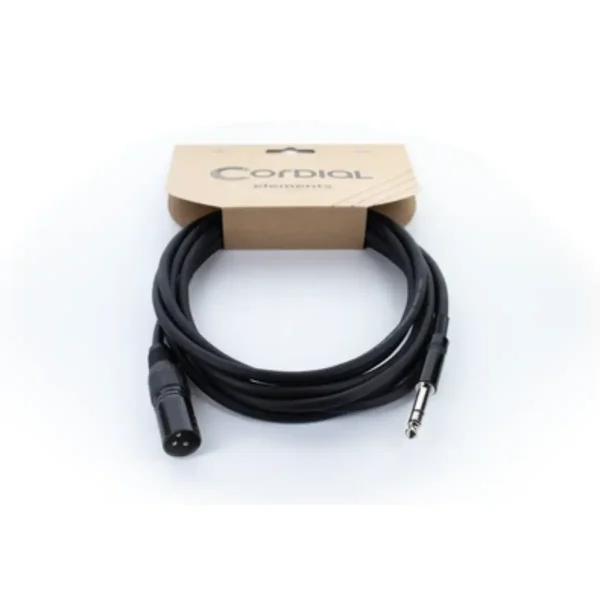 Cordial Cable De Audio Xlr Macho / Jack Estéreo - 3 M - Imagen 2