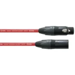 Cordial Cable De Micrófono Xlr 10 M Rojo
