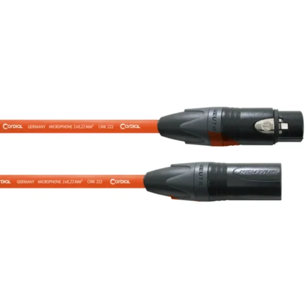 Cordial Cable De Micrófono Xlr 5 M Naranja - Imagen 2