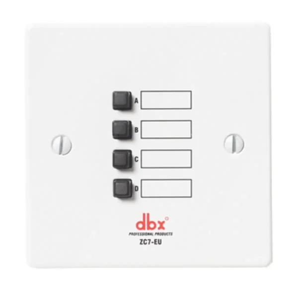 DBX ZC7 EU Controlador De Zona Montado En La Pared - Imagen 2
