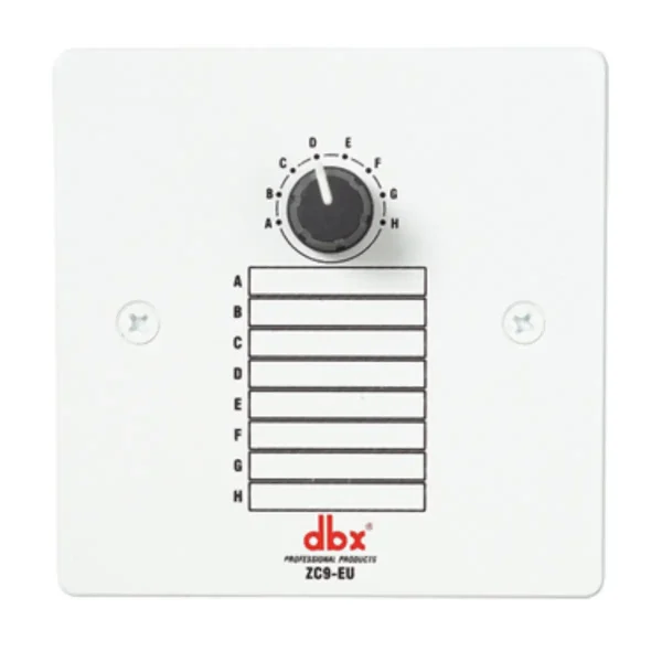 DBX ZC9 EU Controlador De Zona Montado En La Pared - Imagen 1