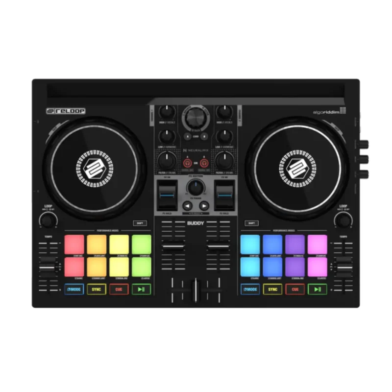controlador-dj-compacto-multiplataforma-reloop-buddy-4 Controlador DJ Compacto Reloop Buddy Imagen 1