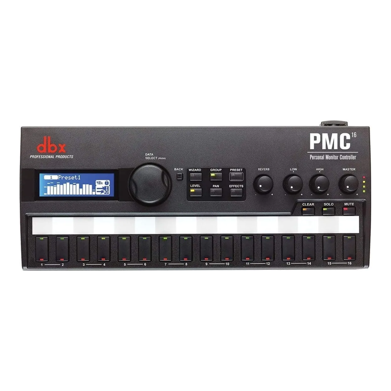 dbx-pmc16-1 dbx PMC16 Controlador de monitorado personal