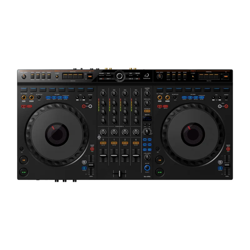 ddj-grv6-nueva-controladora-dj-de-alphatheta-pioneer-00001 AlphaTheta DDJ-GRV6 controladora DJ — vista superior