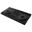 AlphaTheta DDJ-GRV6 controladora DJ — vista en perspectiva lateral