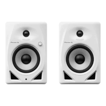 Pioneer DJ DM 50D W Blanco — vista frontal