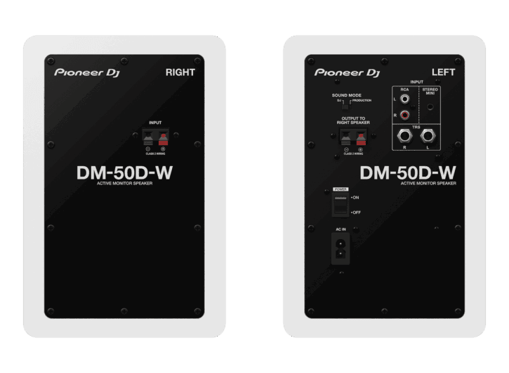 Pioneer Dj DM 50D W Blanco - Imagen 3