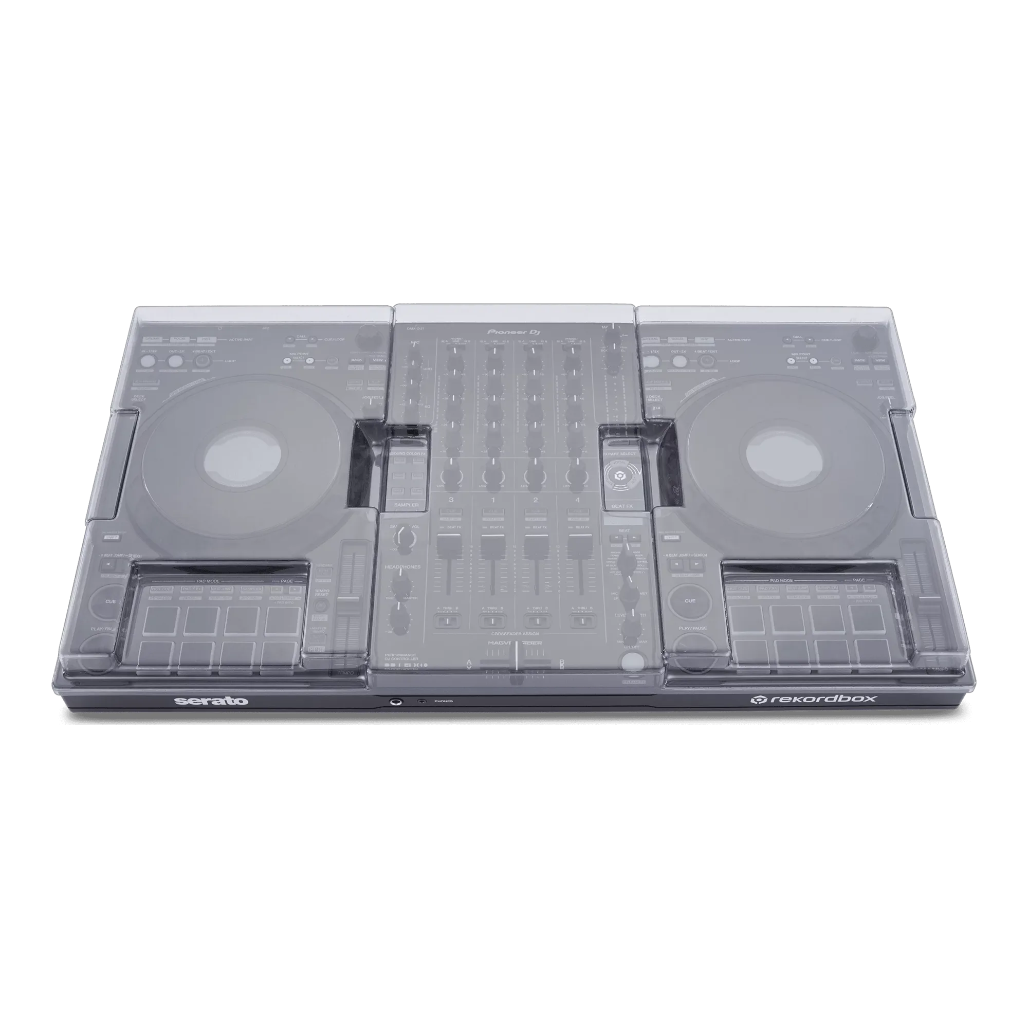 ds-pc-ddjflx10_top_2400 Decksaver Pioneer Flx 10 — vista superior