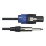 Cable de 9 metros de largo. Conectores Speakon MONO de 1/4"
