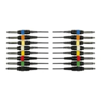 Cable de 3 metros de largo. 8 JACKs MONO macho a 8 JACKs MONO macho - Imagen 2