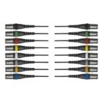 Cable de 5 metros de longitud. 8 XLR hembra a 8 XLR macho - Imagen 2