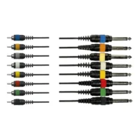 Cable de 5 metros de longitud. 8 RCA macho a 8 JACKs MONO macho