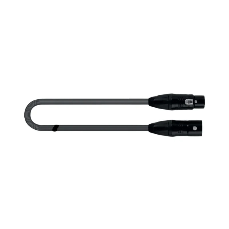 eqljust-mf-5-photoroom Cable micrófono Pvc XLR a XLR 5 metros negro Imagen 1