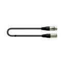 Cable micrófono Pvc XLR a XLR - 3 metros plata