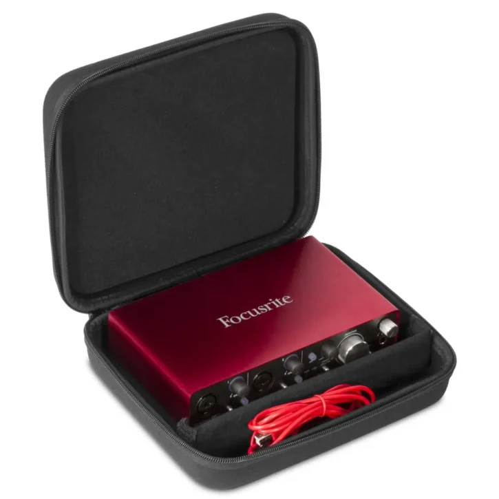 UDG U8460Bl Creator Focusrite Scarlett2 2I4/ 6I6/ 18I8/ Clarett 2Pre Hardcase Negro - Imagen 4