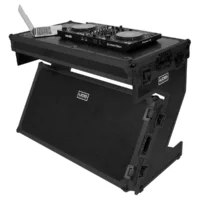 UDG U91072Bl -Flight Case Portable Z-Style Dj Table Negro Plus (Wheels) - Imagen 5