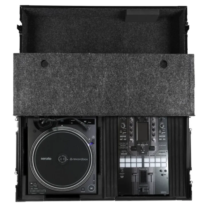 UDG U91100Bl Flight Case Single Turntable Battle/Plx-Crss12+10'/12' Mixer Plus - Imagen 2