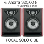 Focal Solo 6 Reestreno. Precio por pareja
