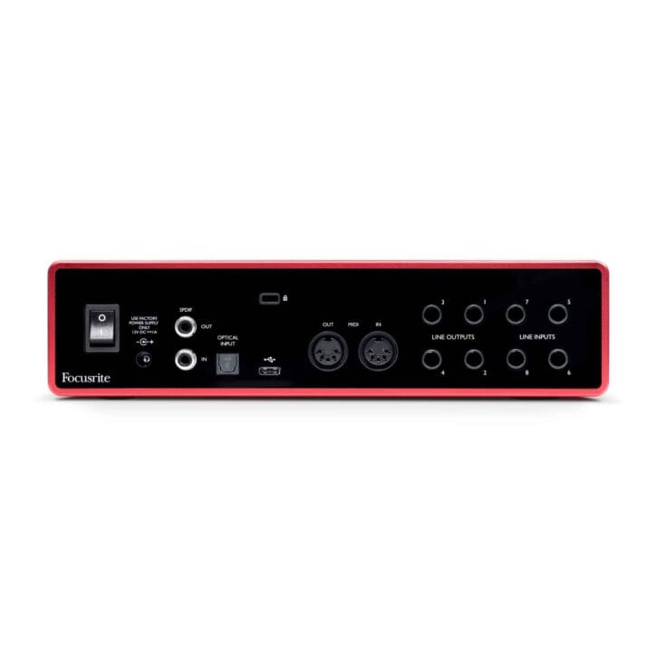 Focusrite Scarlett 18I8 3th Gen - Imagen 4