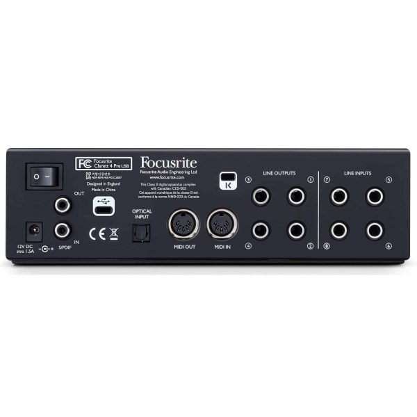 Focusrite Clarett+ 4 Pre - Imagen 6