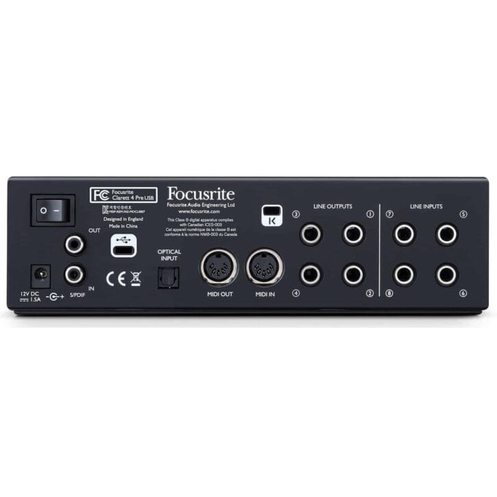 Focusrite Clarett+ 4 Pre - Imagen 6