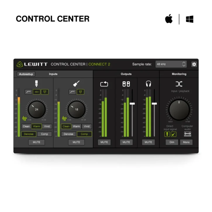LEWITT CONNECT 2 Interfaz de Audio - Imagen 8
