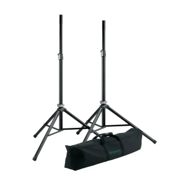 König & Meyer Paquete de soporte de altavoz 21449 — con funda 2