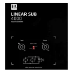 HK Audio Linear Sub 4000 — panel de conexiones
