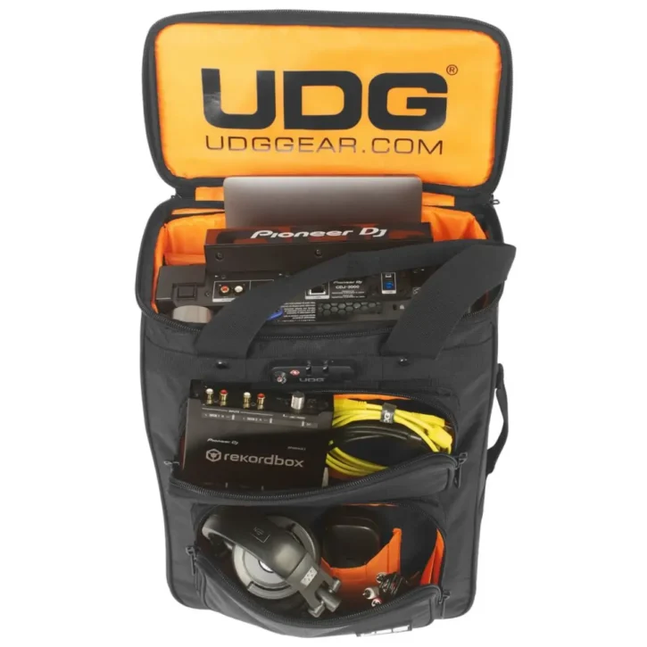 UDG U9024Bl/Or Producer Backpack Trolley Negro/Naranja - Imagen 2