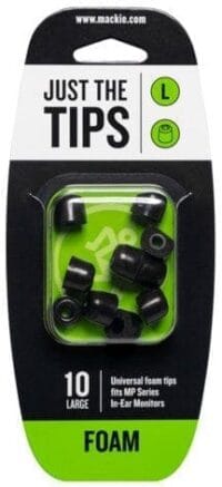 Mackie Mp Series Large Foam Black Tips Kit - Imagen 2