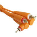 UDG RCA recto - RCA angulo 3M Naranja