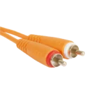 UDG RCA recto - RCA recto 1,5 metros Naranja