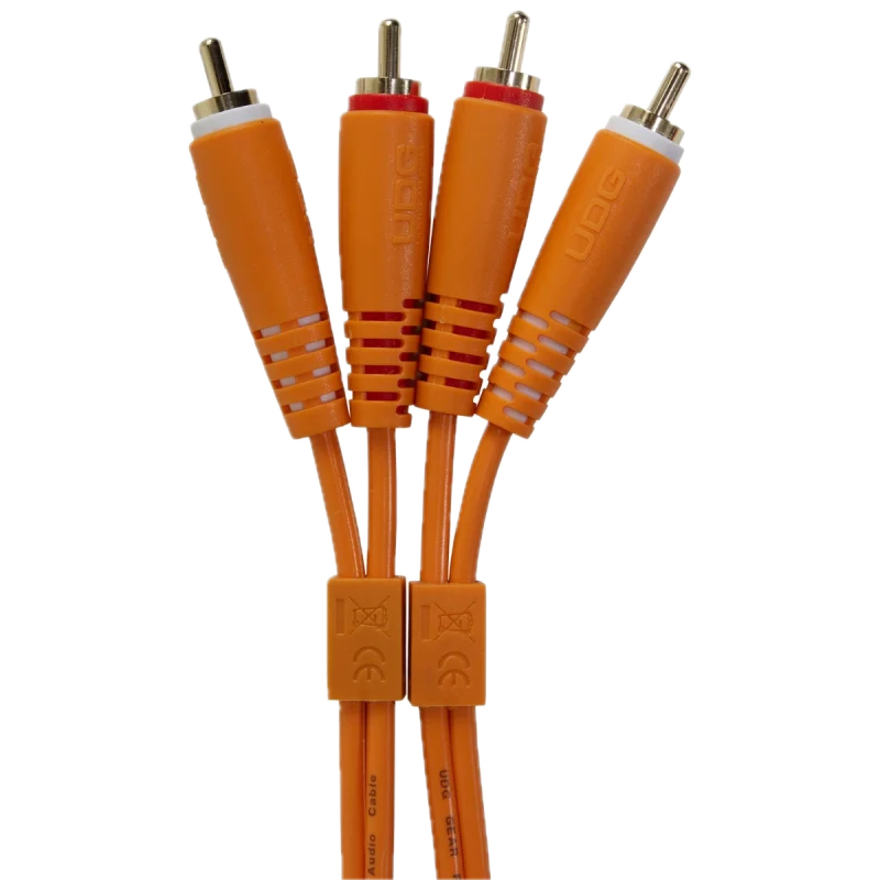 naranja-udg-cable-rca-a-rca-recto-u97001_1-5_metros_4 UDG RCA recto RCA recto 1.5 M Naranja Imagen 1
