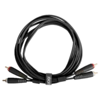 UDG RCA recto - RCA recto 3 metros  Negro