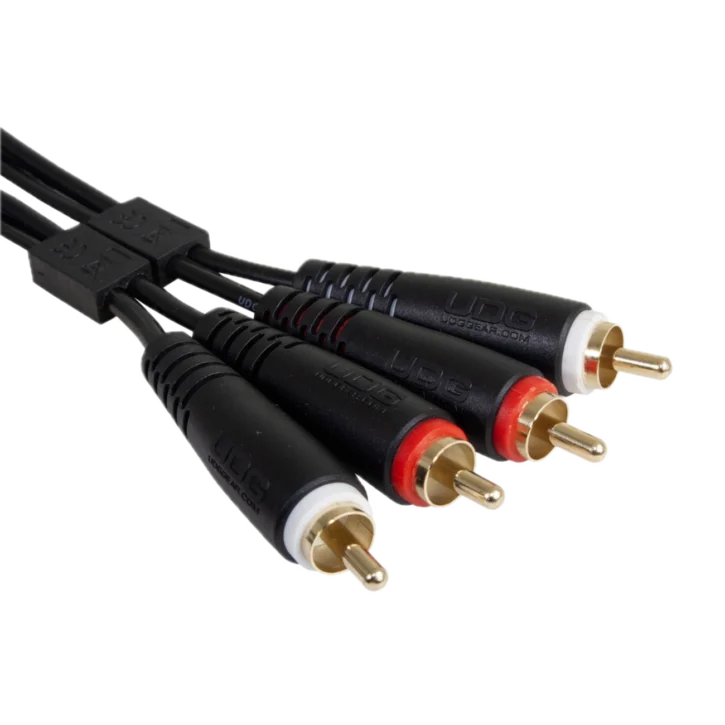 UDG RCA recto - RCA recto 3 metros  Negro - Imagen 3