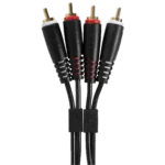 UDG RCA recto - RCA recto 1.5 M Negro
