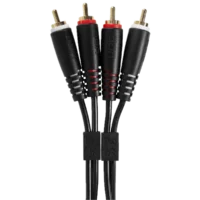 UDG RCA recto - RCA recto 1.5 M  Negro